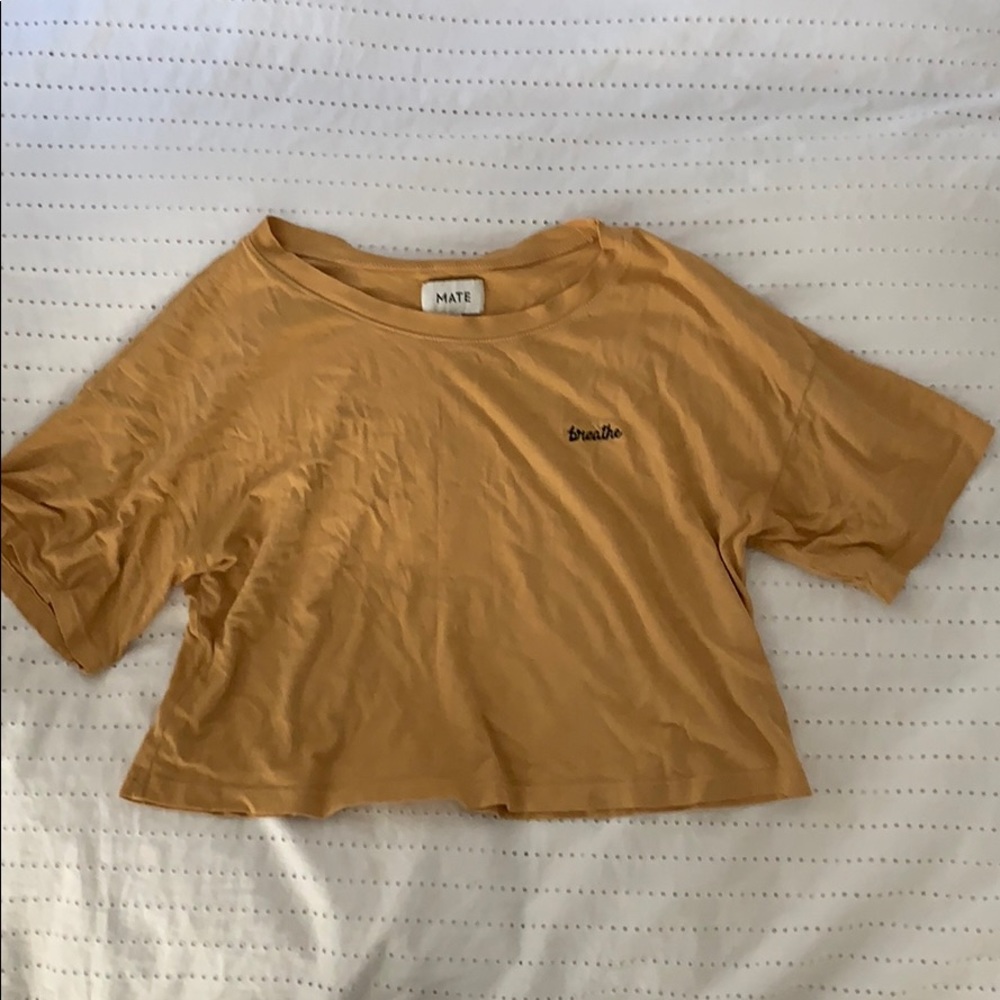 “Breathe” Cotton T-Shirt by Mate the Label